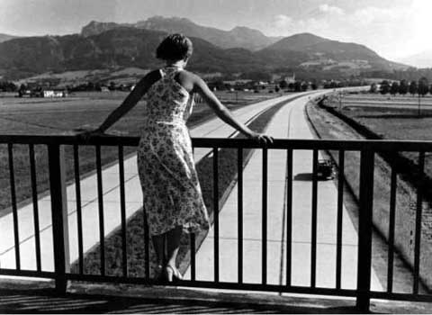 Reichsautobahn bei Bernau